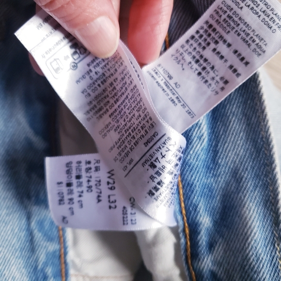 Levi's® Premium NWOT 501® '54 Original Fit Customized Men's Jeans - 29/32 - Picture 14 of 14